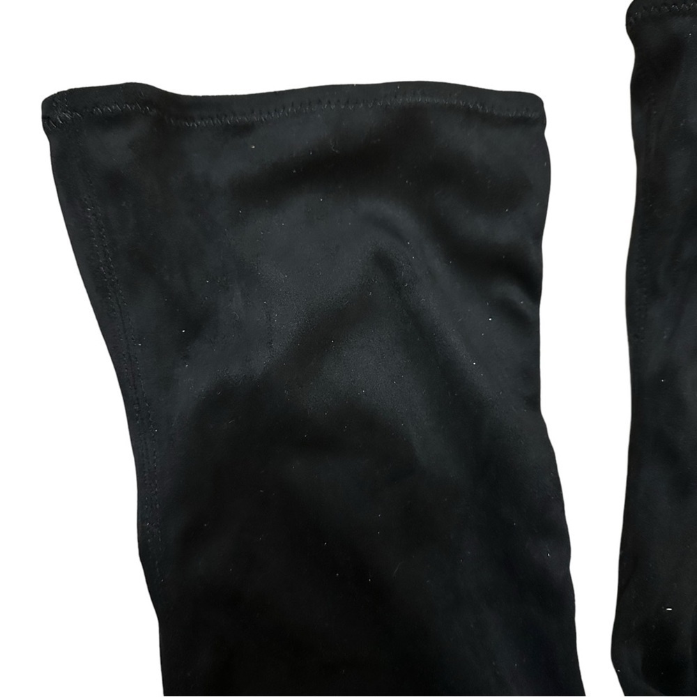 Call It Spring Over The Knee Stretch Shaft Pointed Toe Stiletto Heel Suede Boots - Picture 5 of 7